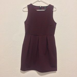 Forever 21 Black and Red Stripe Dress